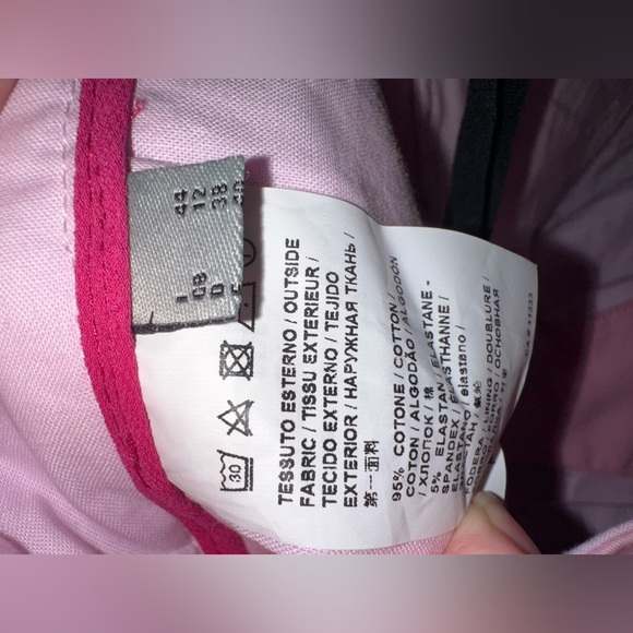 PINKO BABY PINK STRAIGHT LEG TROUSERS Made In Italy NWT Size US‎ 8 - Picture 9 of 9